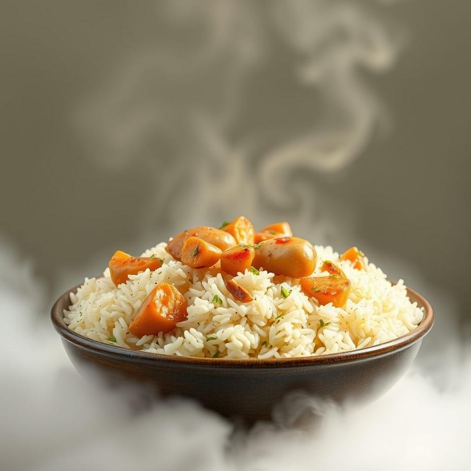 Dream : Rice and chicken in a dream