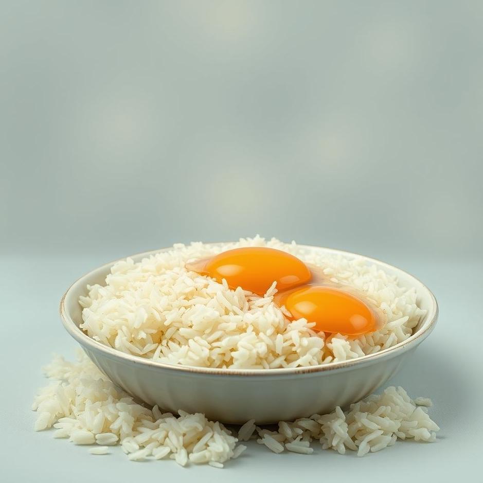 Dream : Rice and eggs in a dream