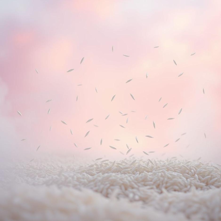 Dream : Rice falling from the sky in a dream