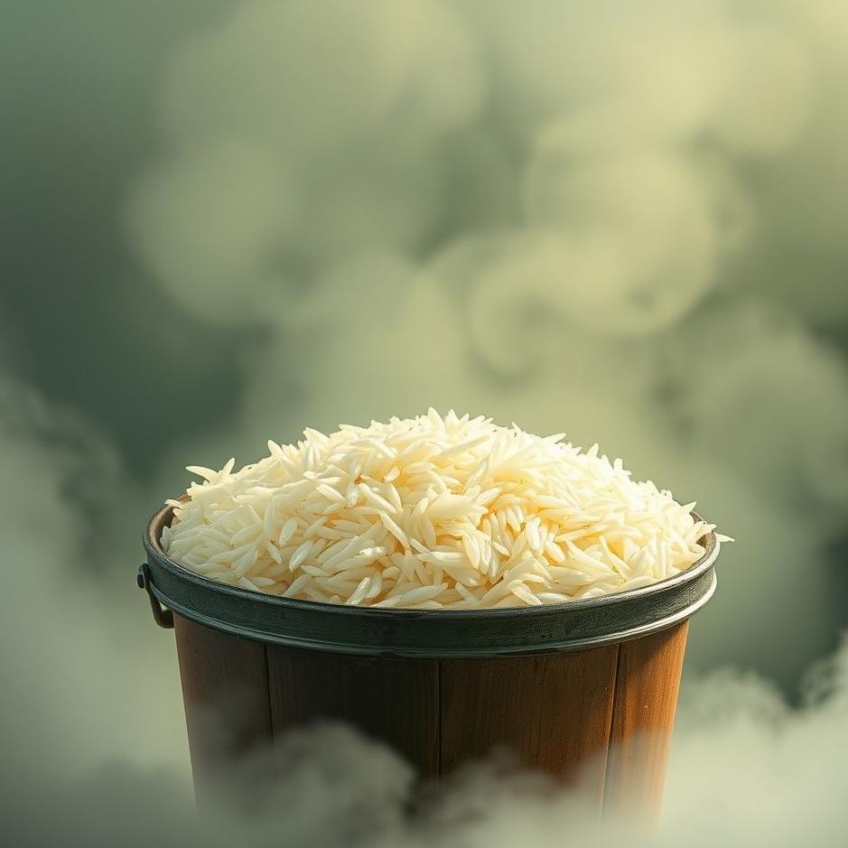 Dream : Rice in a bucket in a dream