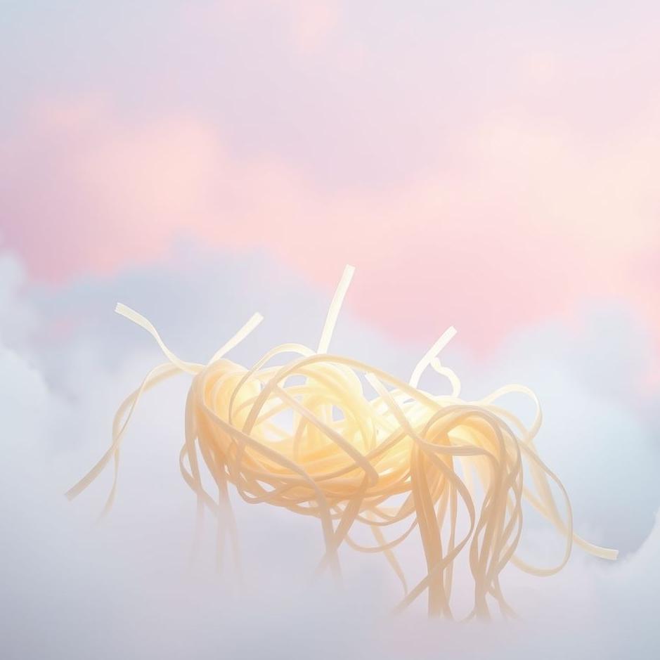 Dream : Rice pasta in a dream