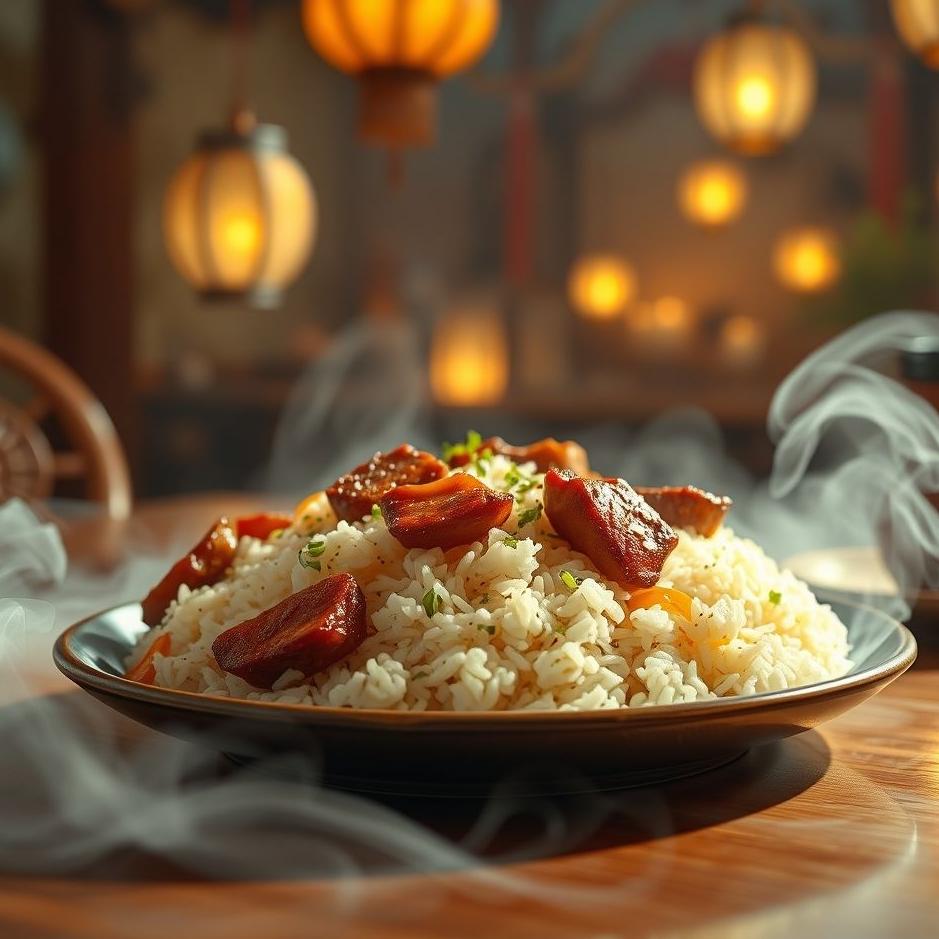 Dream : Rice with meat in a dream