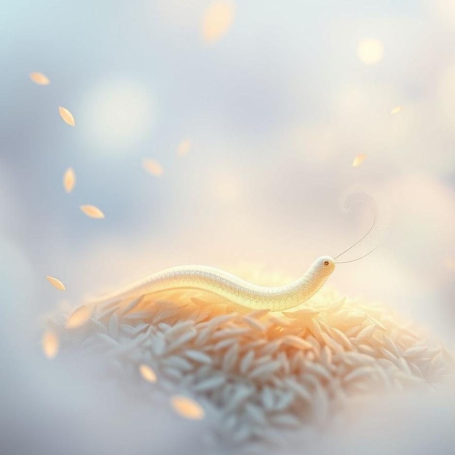 Dream : Rice worm in a dream