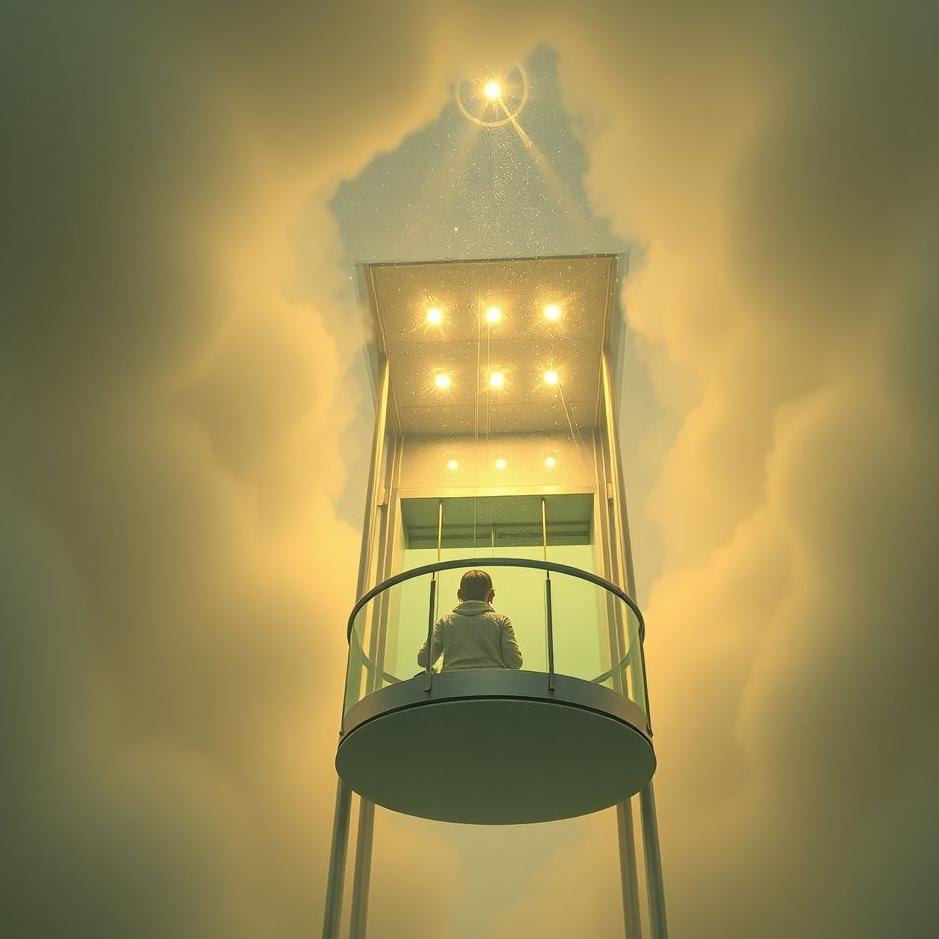 Dream : Ride down on the elevator in the dream