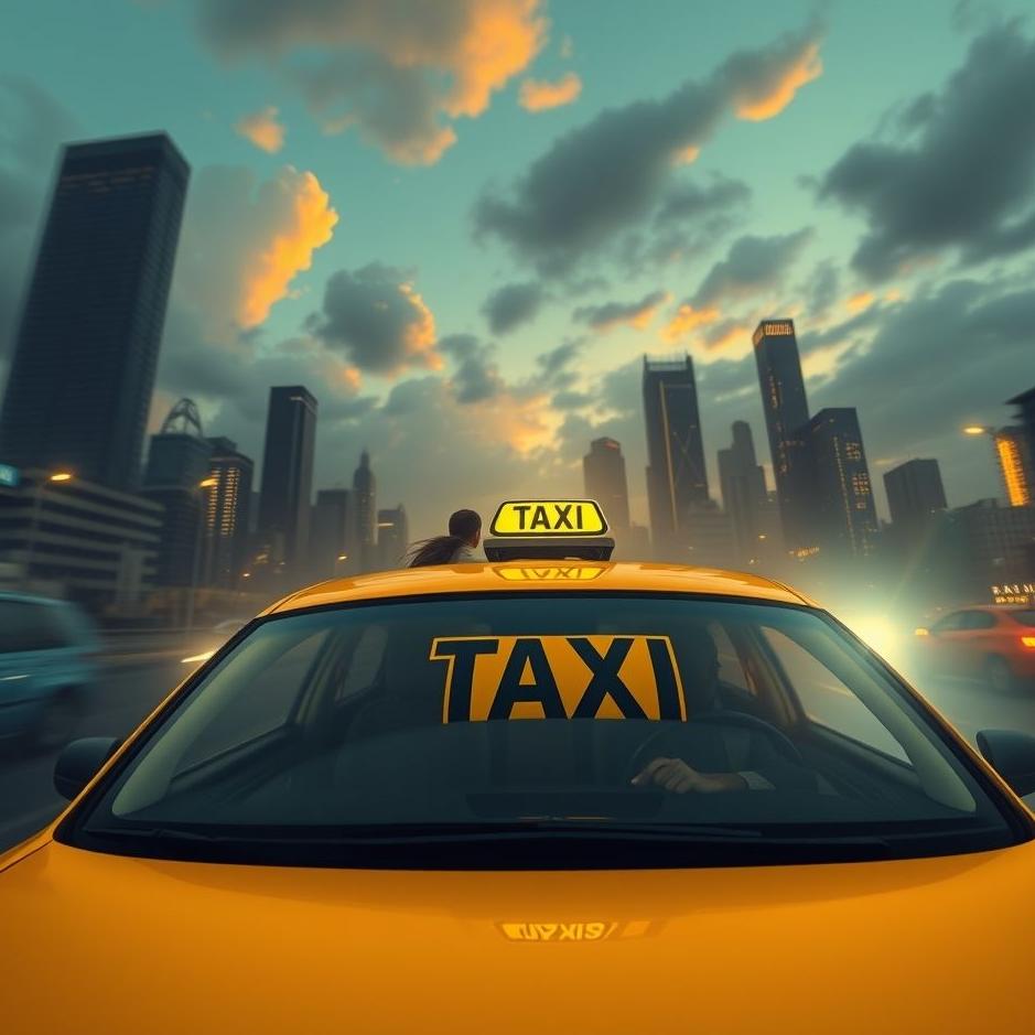 Dream : Ride on taxi with friends in the dream