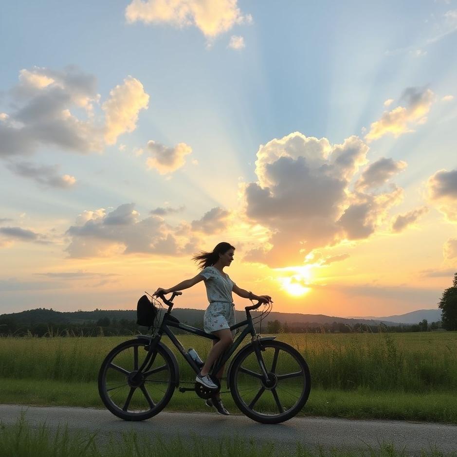 Dream : Ride on your bike with friends in the dream