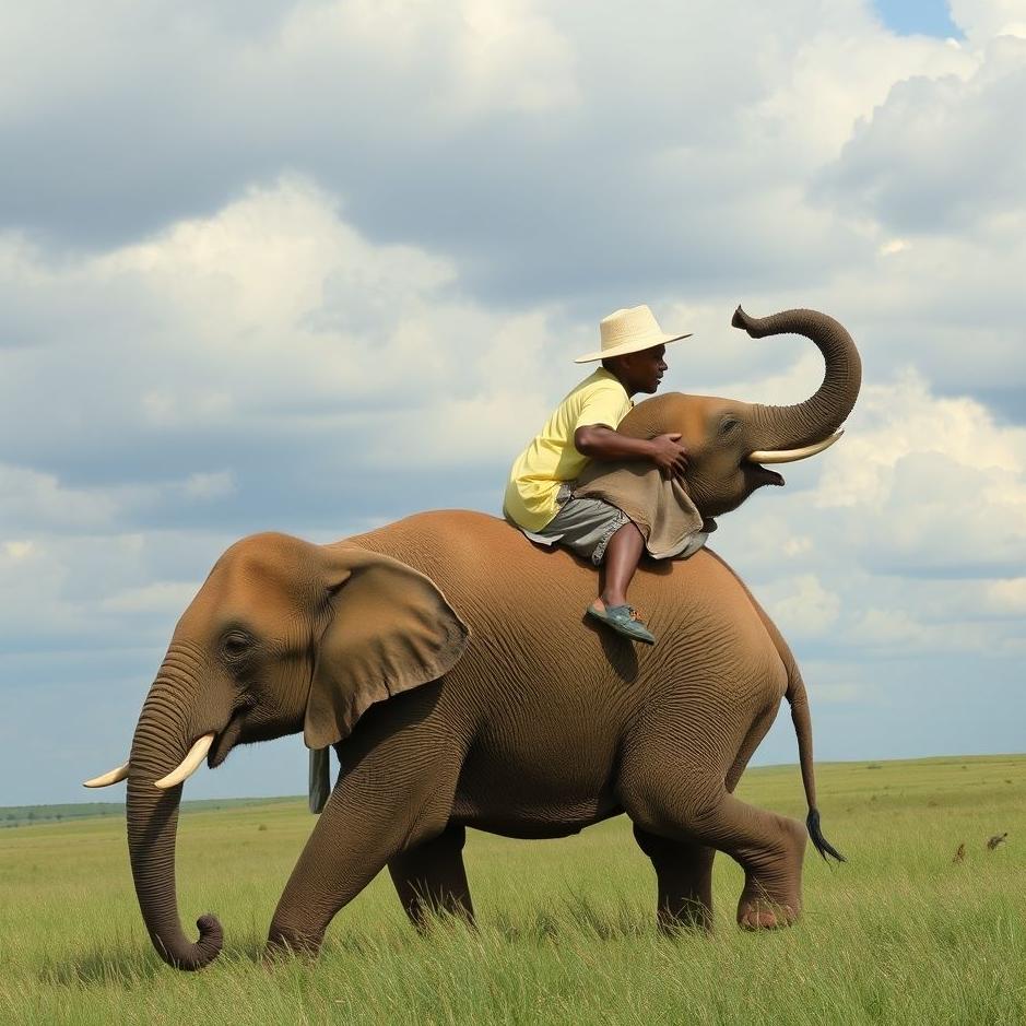 Dream : Riding a baby elephant in your dream