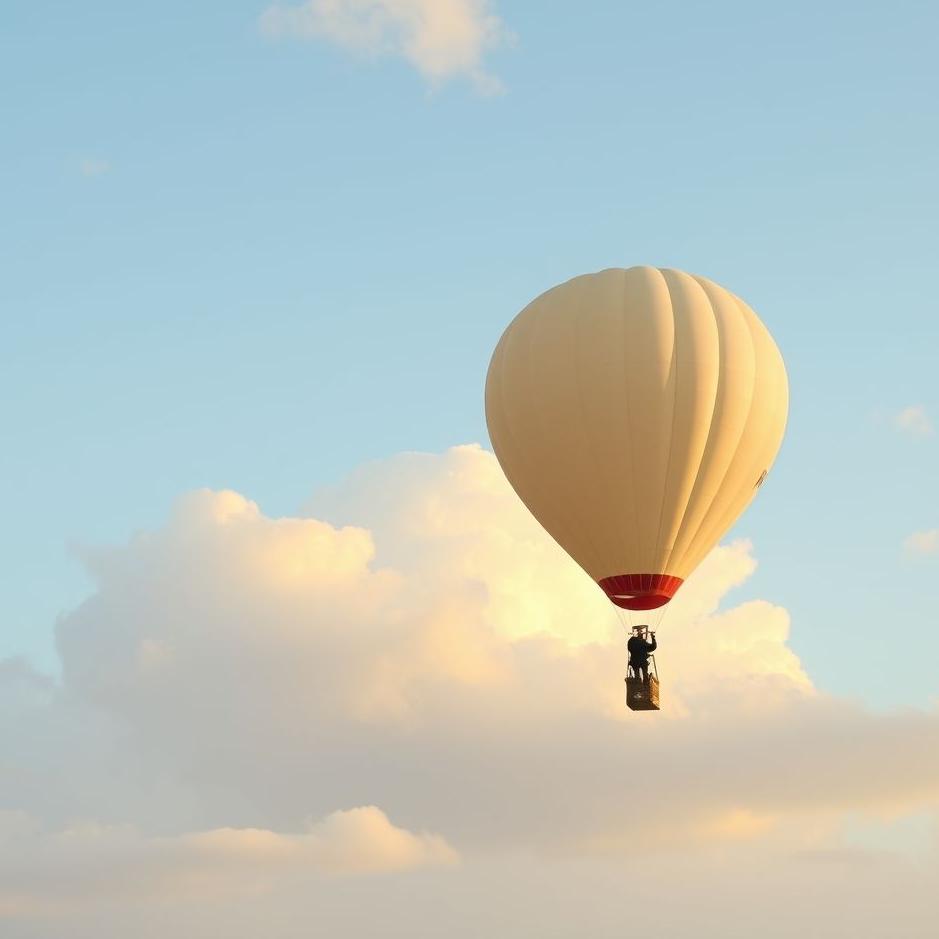 Dream : Riding a balloon in a dream