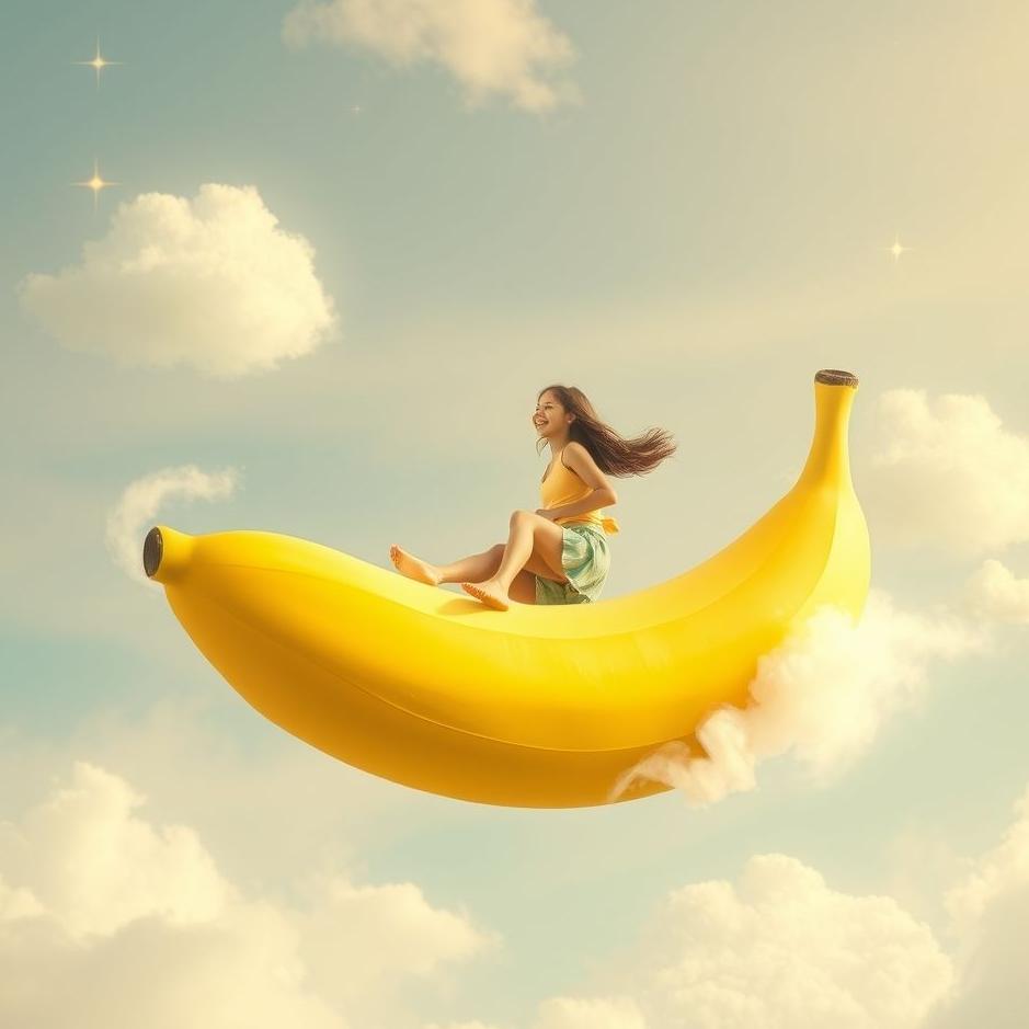 Dream : Riding a banana in a dream
