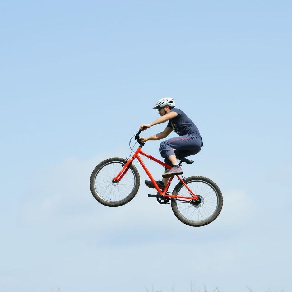 Dream : Riding a bicycle in the air