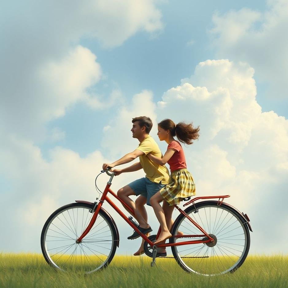 Dream : Riding a bicycle with your cousin in your dream
