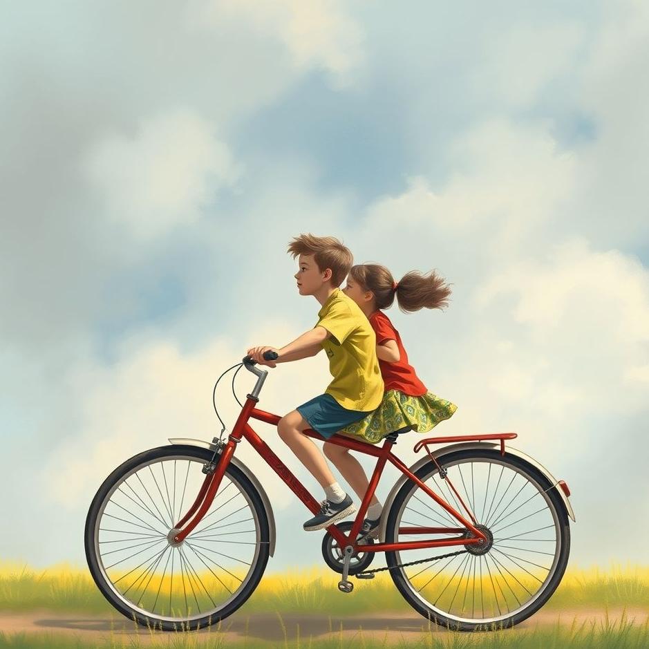 Dream : Riding a bicycle with your sibling in a dream