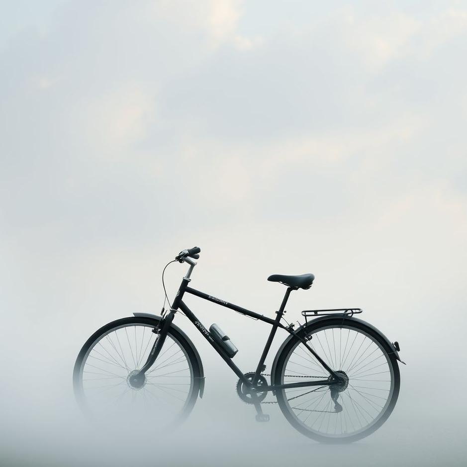 Dream : Riding a black bicycle in a dream
