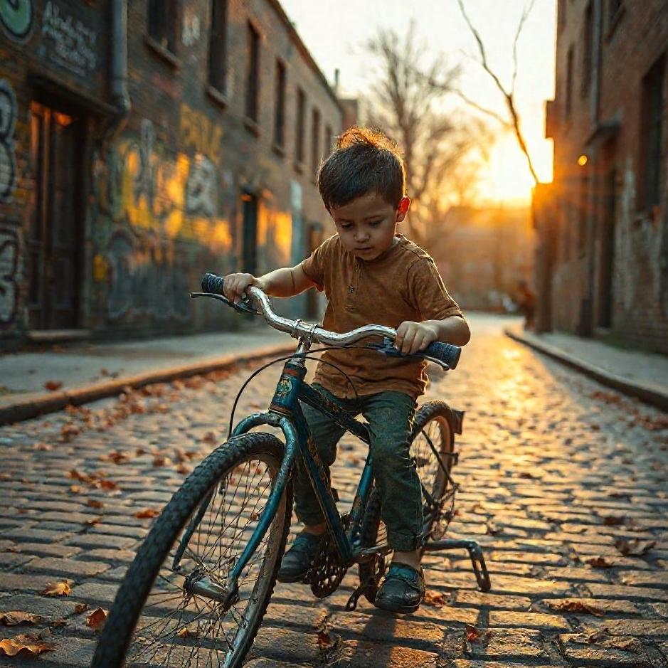 Dream : Riding a broken bicycle 