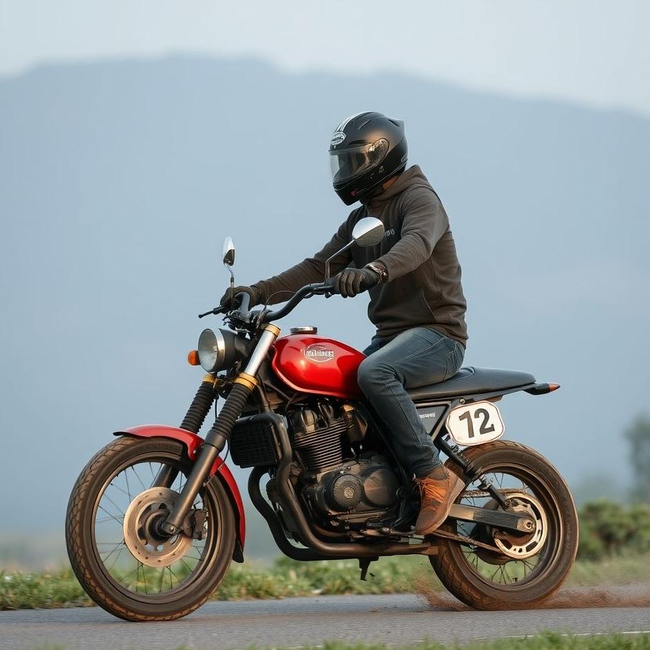 Dream : Riding a broken motorcycle 