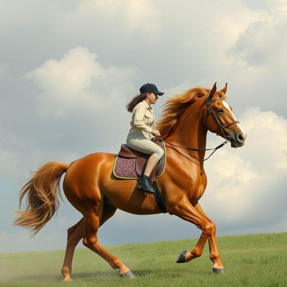 Dream : Riding a coffee-colored horse in a dream