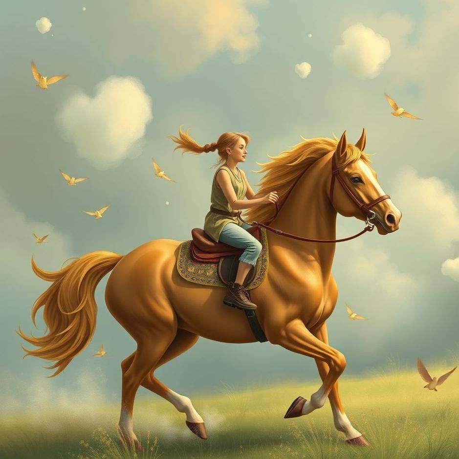 Dream : Riding a coffee horse in a dream