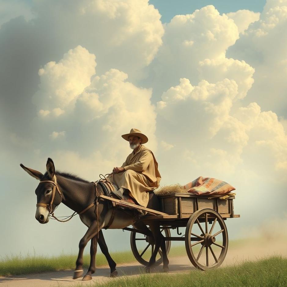 Dream : Riding a donkey cart in a dream