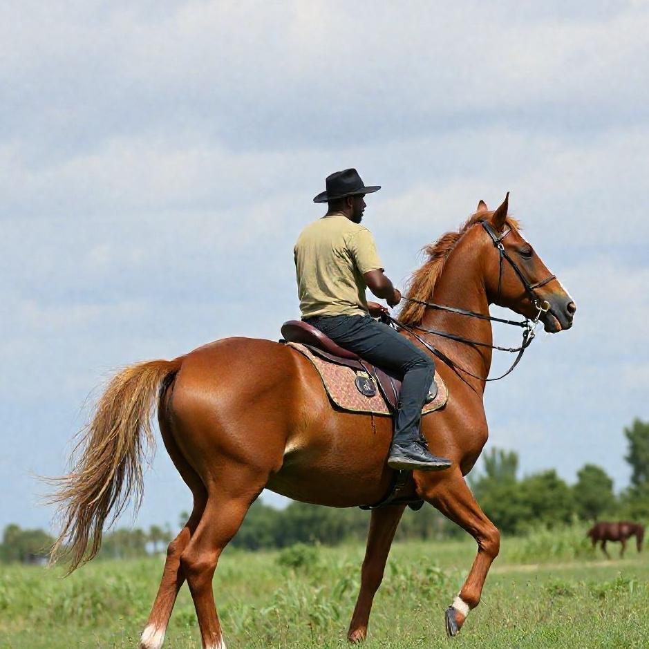 Dream : Riding a horse behind a man 