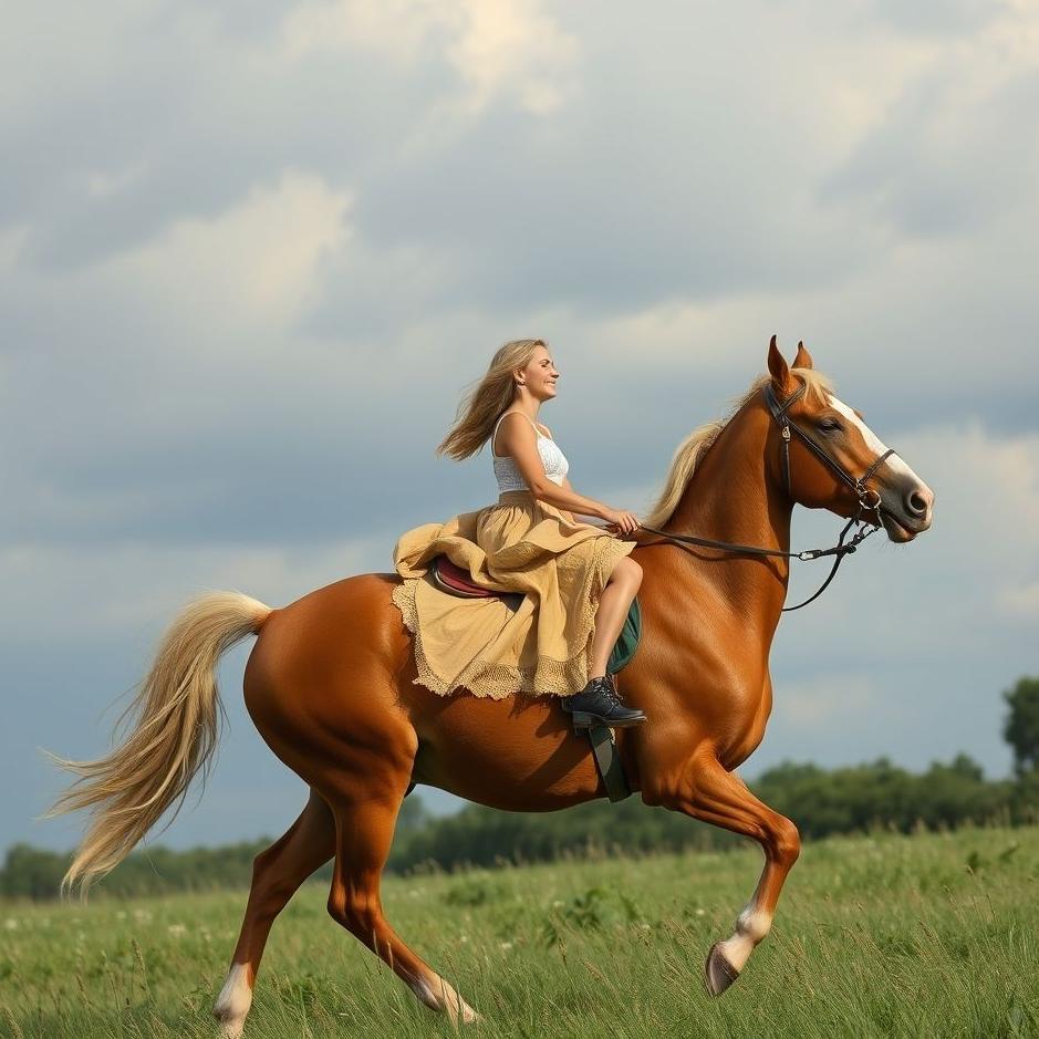 Dream : Riding a horse with my wife in a dream