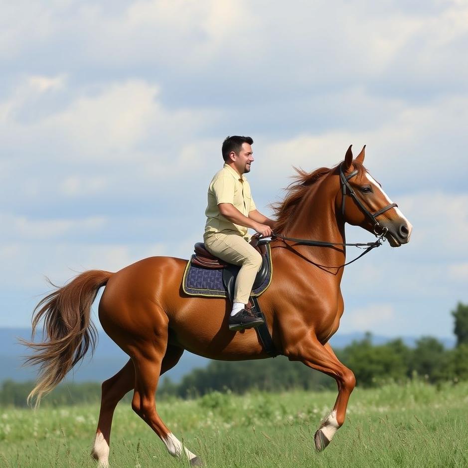 Dream : Riding a horse with the man you love in your dream