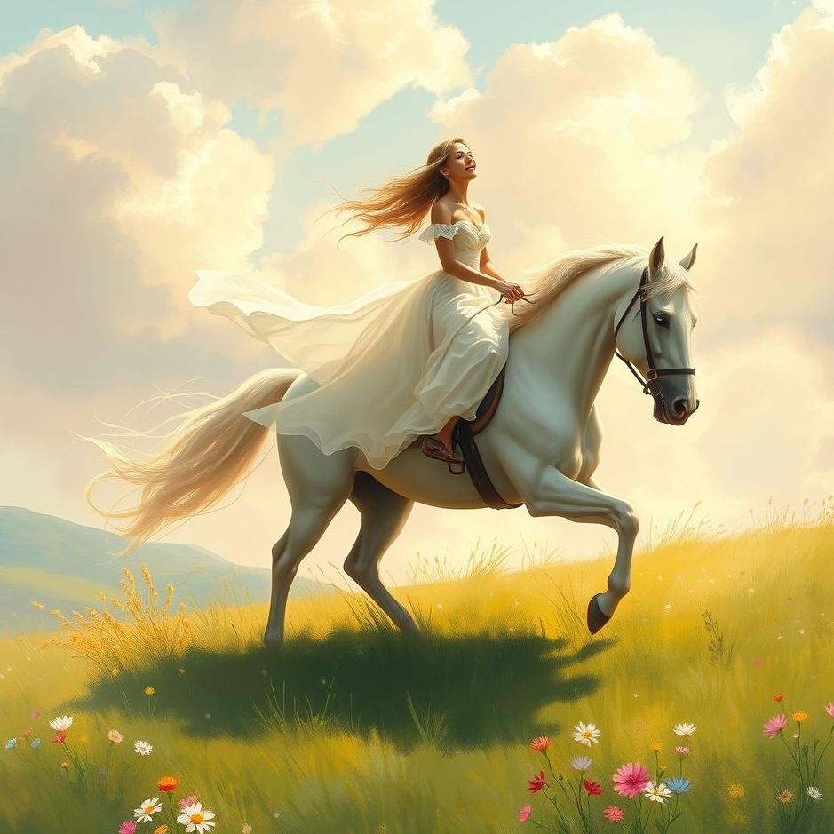 Dream : Riding a horse with your spouse in a dream