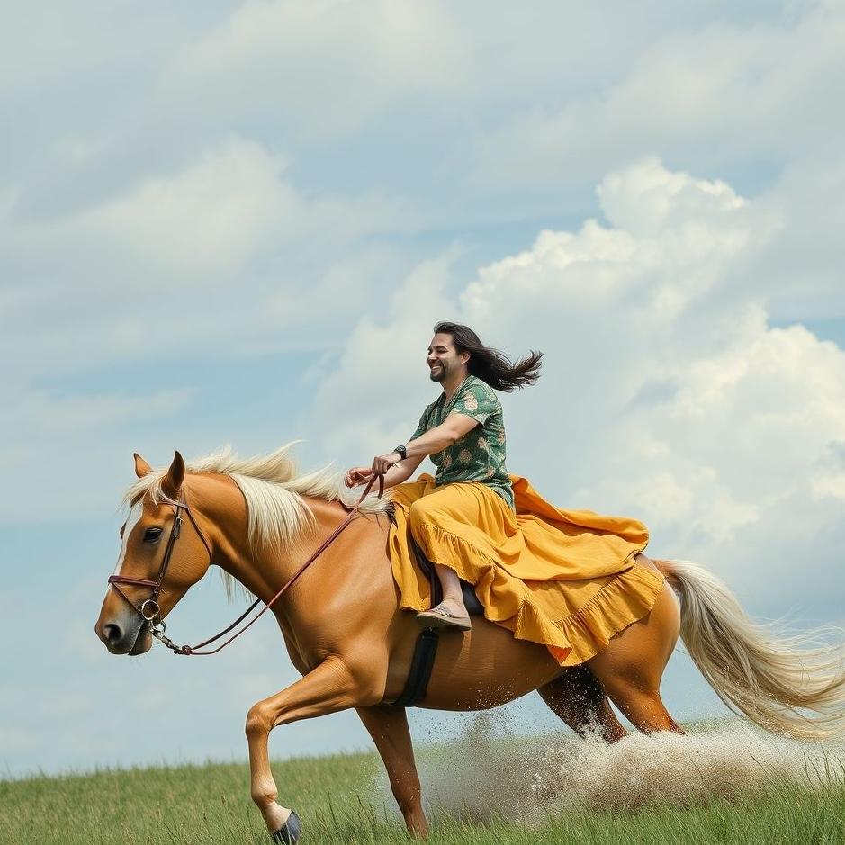 Dream : Riding a husband in a dream