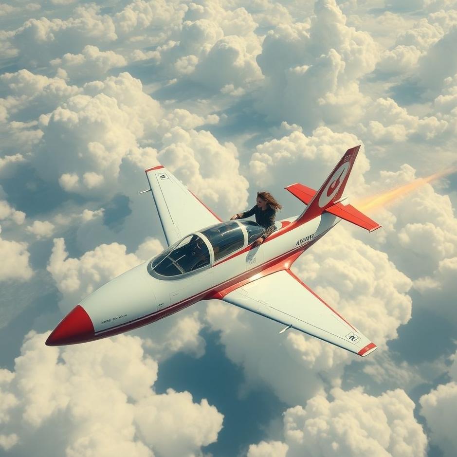 Dream : Riding a jet in a dream