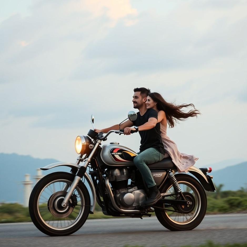 Dream : Riding a motorcycle with your lover in a dream