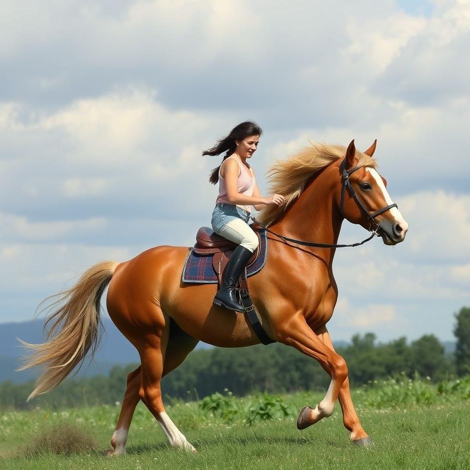 Dream : Riding a pony horse in a dream