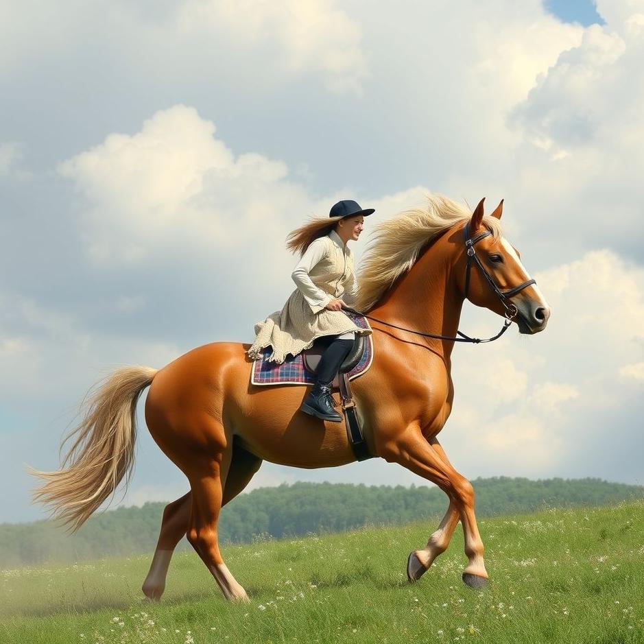 Dream : Riding a pony in a dream