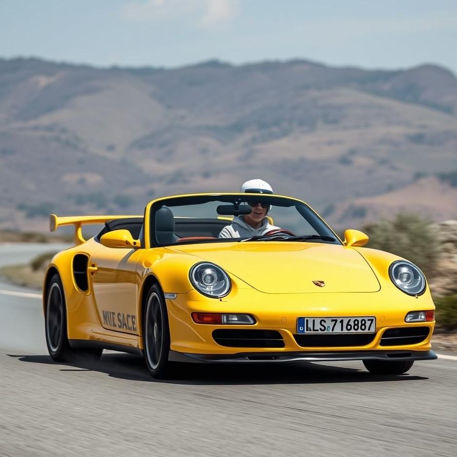 Dream : Riding a porsche