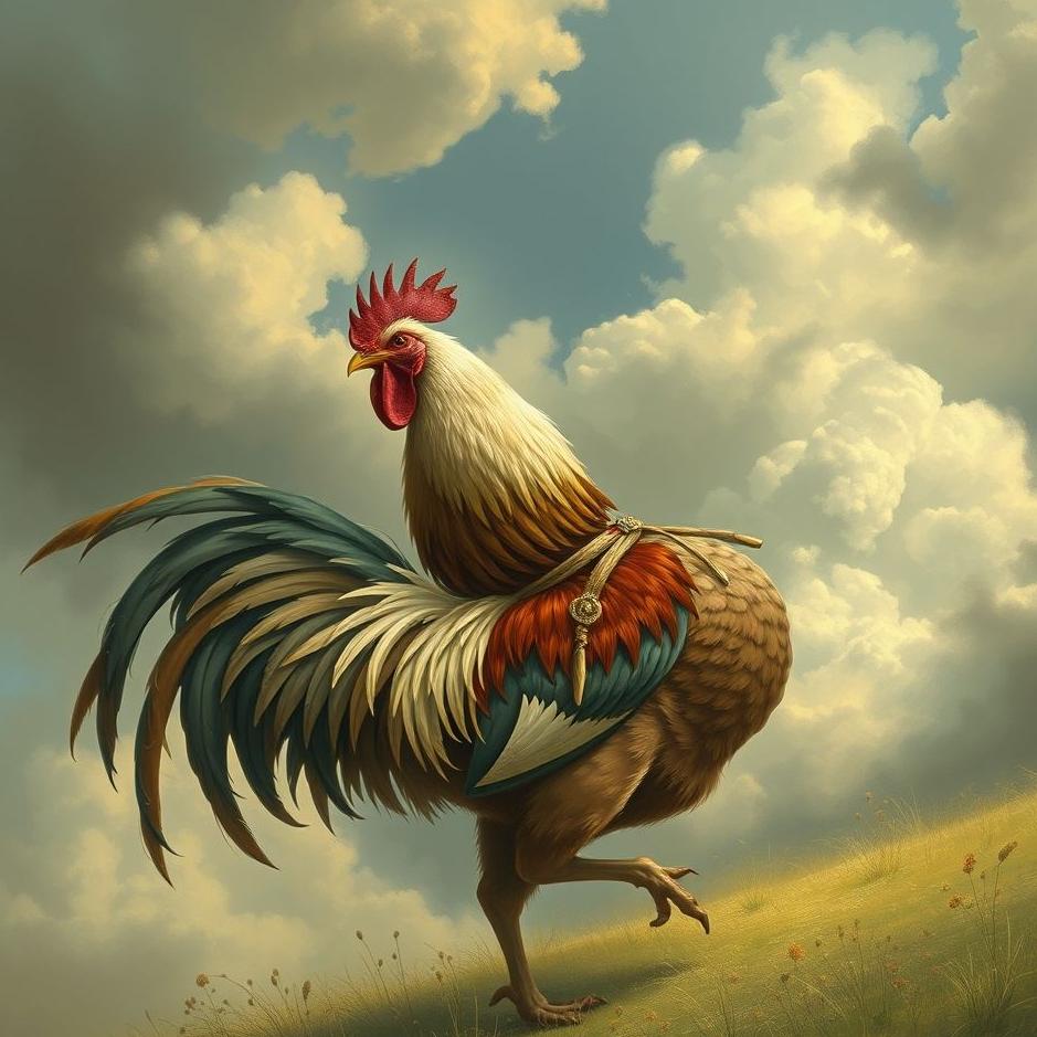 Dream : Riding a rooster in a dream