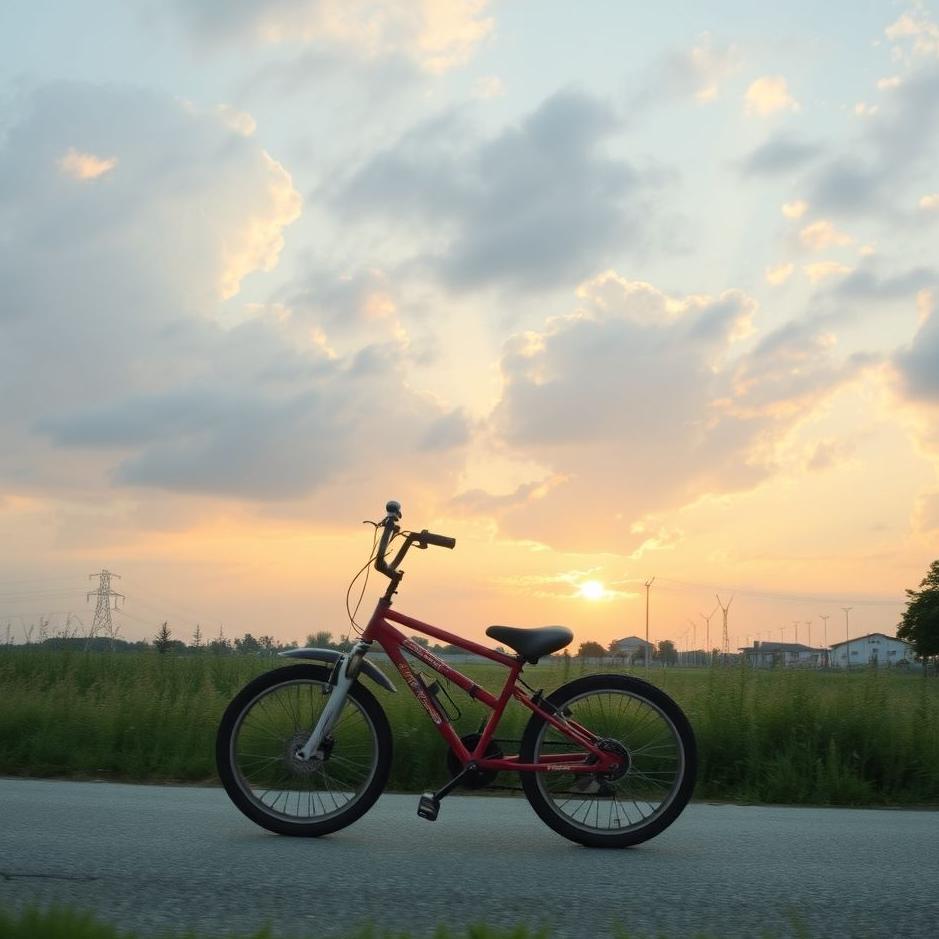 Dream : Riding a small bike in a dream