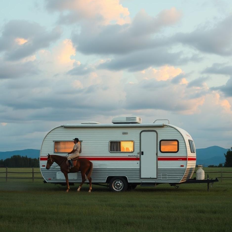 Dream : Riding a trailer in a dream