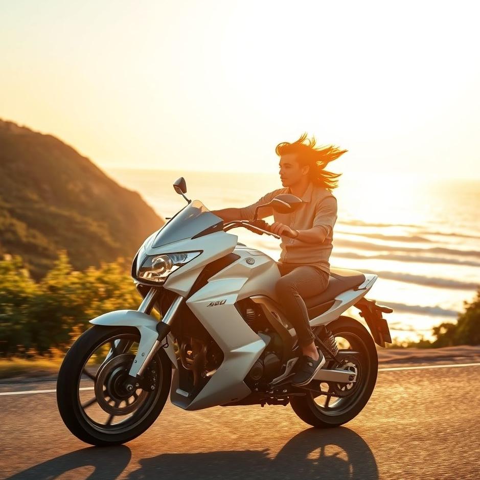 Dream Dictionary : Riding a white motorcycle 