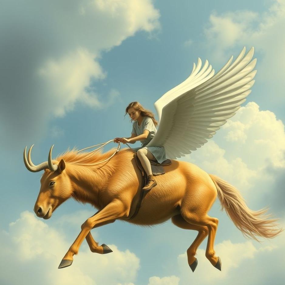 Dream : Riding an animal and flying in a dream