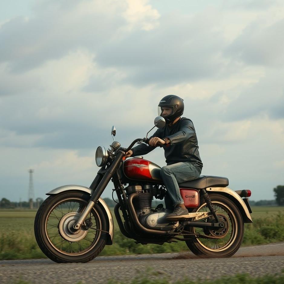Dream Dictionary : Riding an old motorcycle in a dream