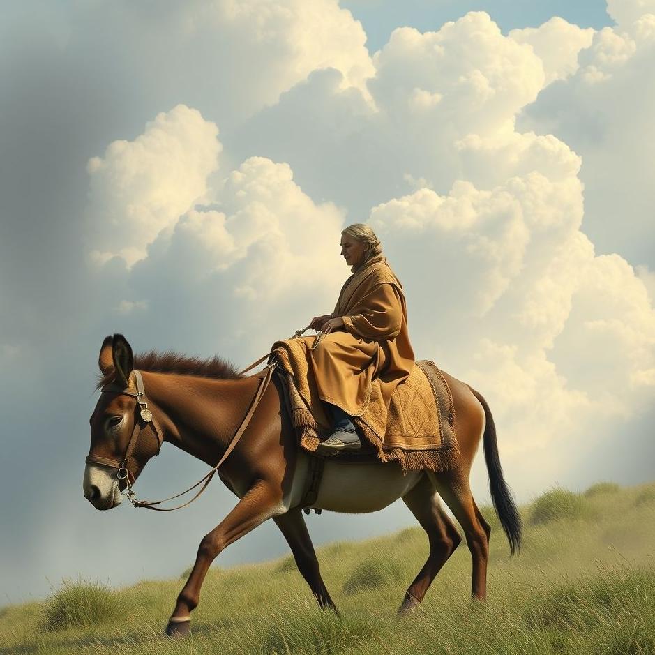 Dream Dictionary : Riding on a donkey in a dream