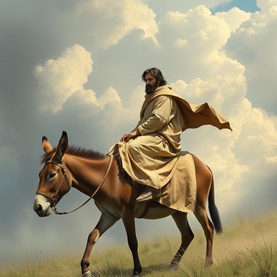 Dream : Riding on the back of a donkey in a dream