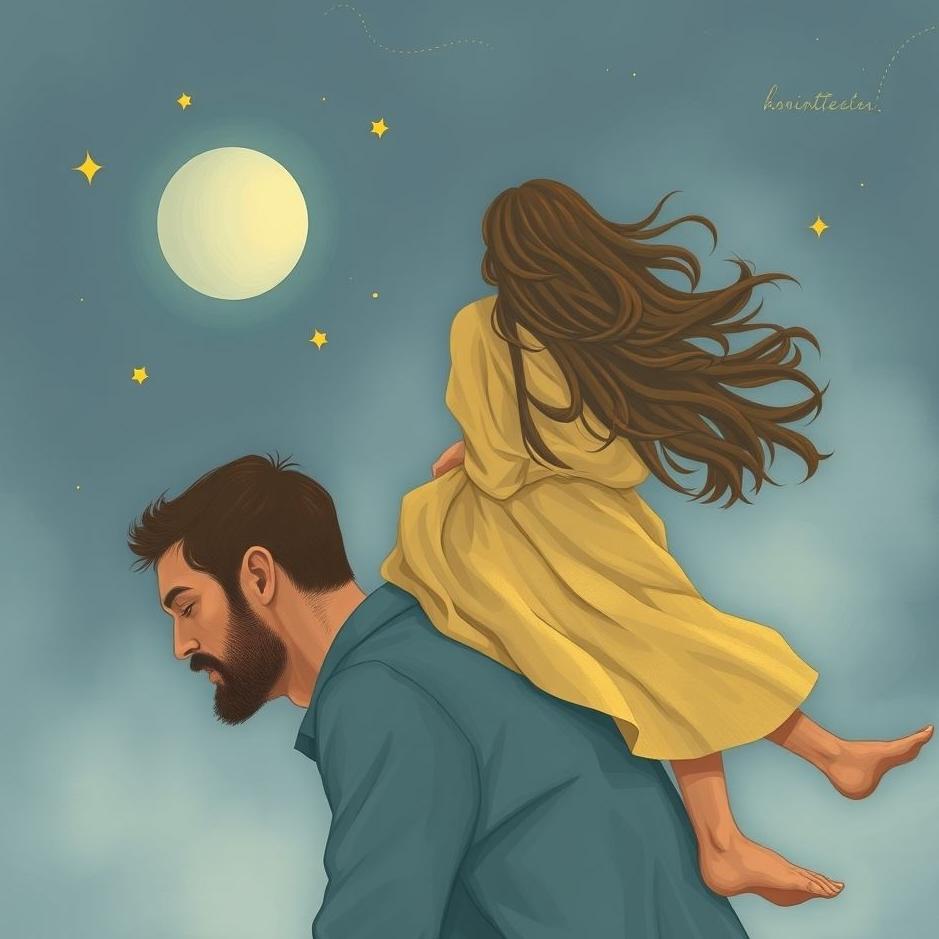 Dream : Riding on your spouse's shoulder in a dream