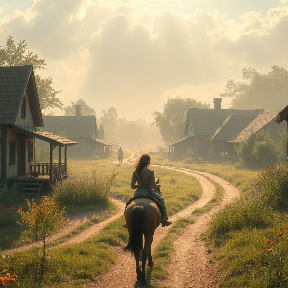 Dream : Riding on your village in a dream