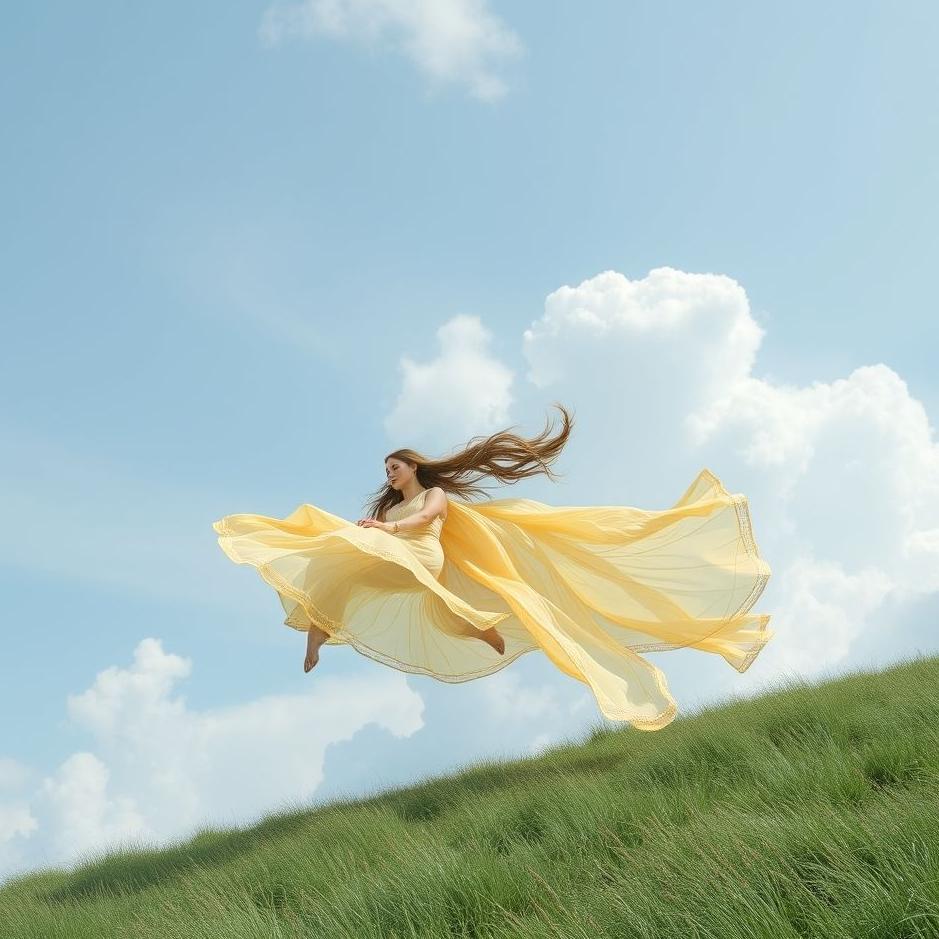 Dream : Riding the wind in a dream