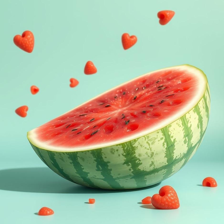 Dream : Rindless watermelon in a dream