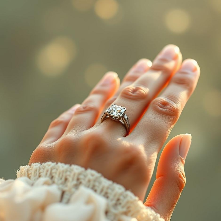 Dream : Ring on a girl's finger in a dream