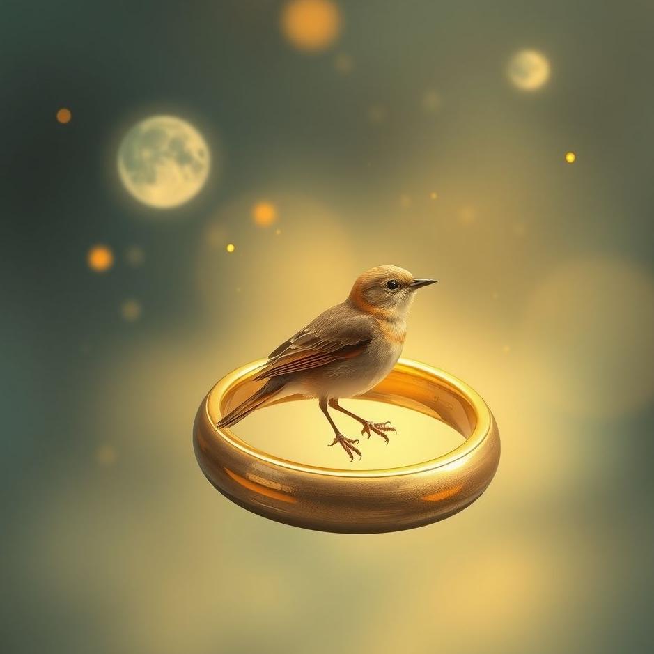 Dream : Ring with a bird in a dream