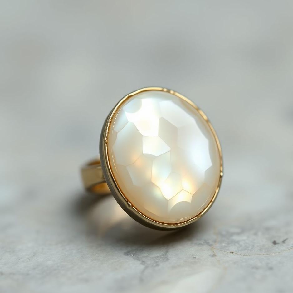 Dream : Ring with mother-of-pearl in a dream