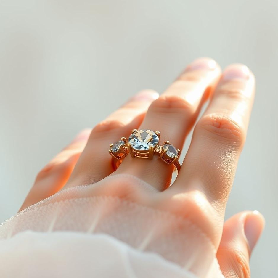 Dream : Ring with stones on your finger in a dream