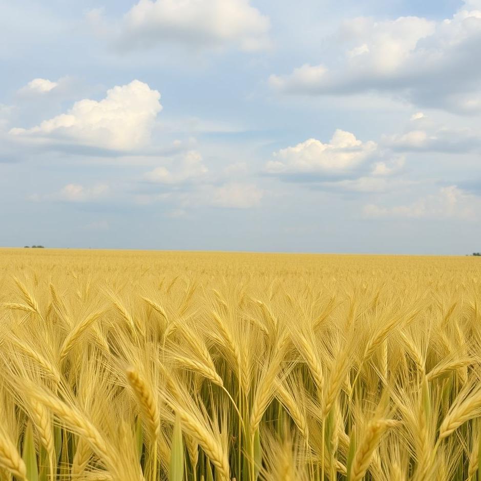Dream : Ripe wheat field in a dream