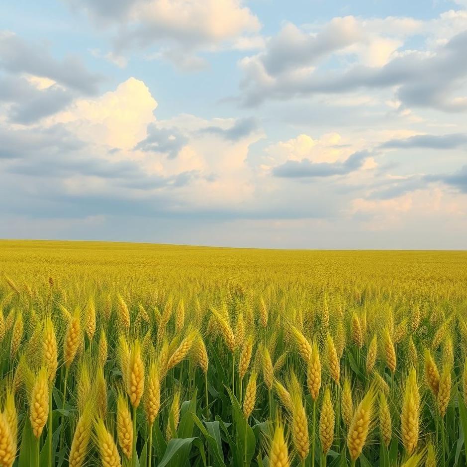 Dream : Ripened crop field in a dream